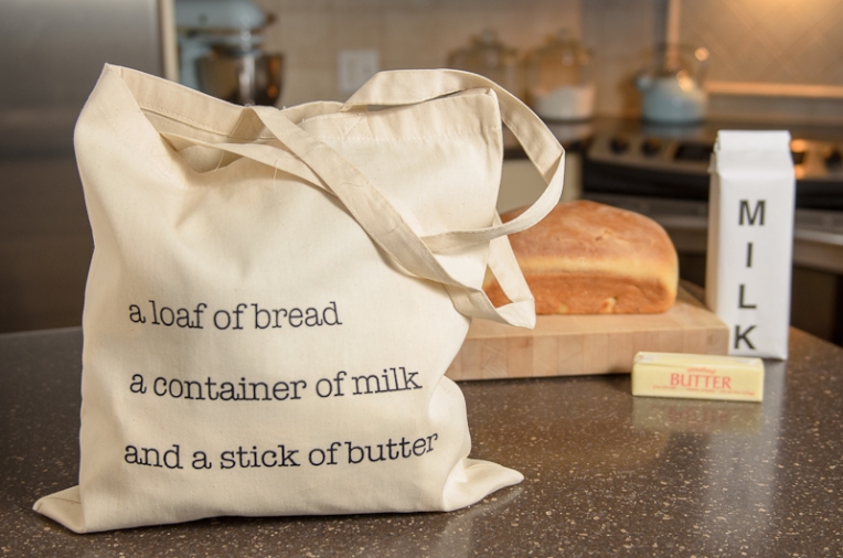 Bread Milk Butter Tote Bag